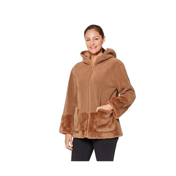 Koolaburra by Ugg Women's Long-Sleeve Hooded Outerwear Fleece Jacket - Picture 1 of 16